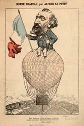 Notre Drapeau, aus Le Petard, 29. September 1878